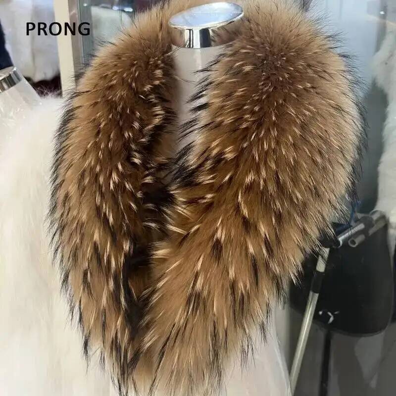 Winter Clothing Clearance Sale - Воротник из натурального меха енота шарф