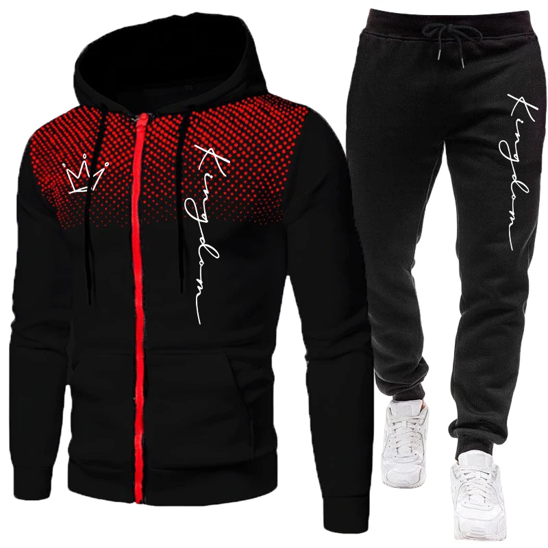 Winter Clothing Clearance Sale - Мужской спортивный костюм King: повседневная толстовка