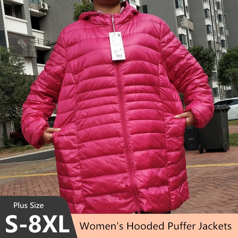 Winter Clothing Plus Size - Женские куртки-пуховики с капюшоном размера плюс