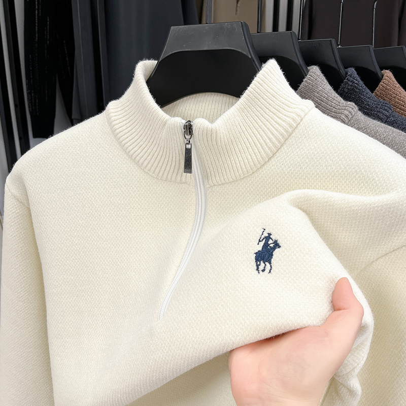 Winter Clothing Men Style - Зимний мужской вязаный свитер с воротником-стойкой