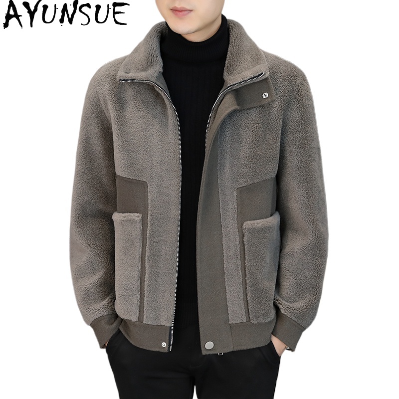 Winter Clothing Men Style - AYUNSUE зимние пальто из 100% шерсти