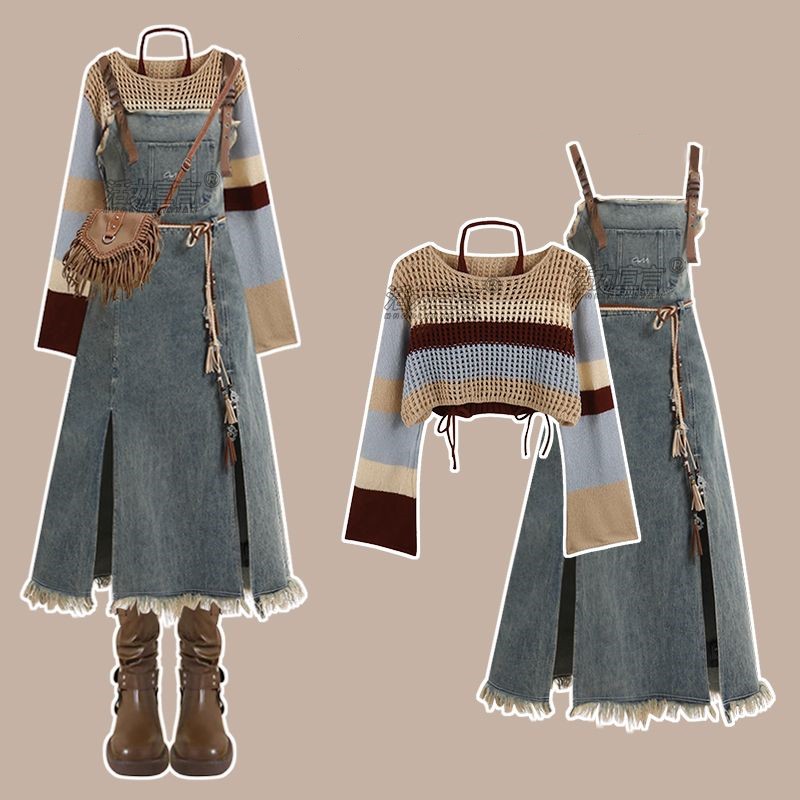 Winter Clothing Clearance Sale - Новинка Весна 2026: Винтажный джинсовый комплект
