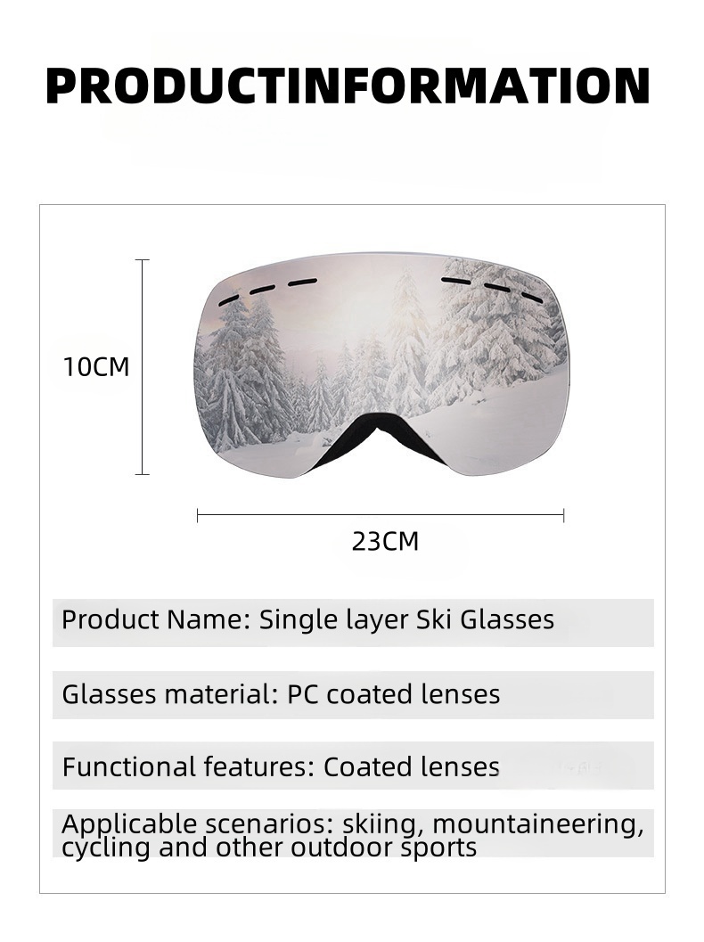Зимние очки для мужчин и женщи – обзор и цена Snow Goggle Uv
