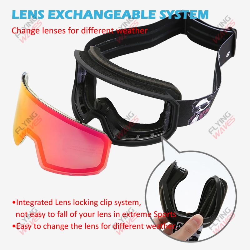 Полные лыжные очки для взрослы – обзор и цена Snow Goggle Uv
